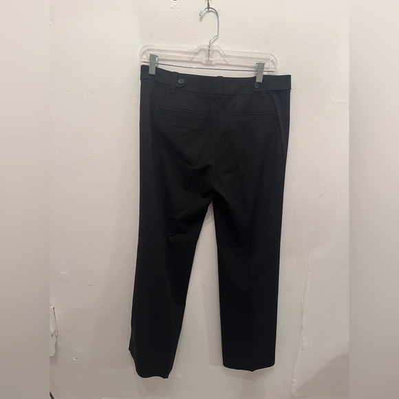 Ann Taylor Size 6 Cropped Dress Pants Black Wide Leg - Picture 3 of 3